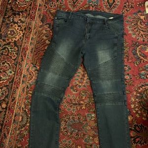 Men’s Biker/Moto skinny jeans